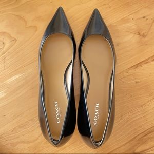 Coach Black Kitten Heels